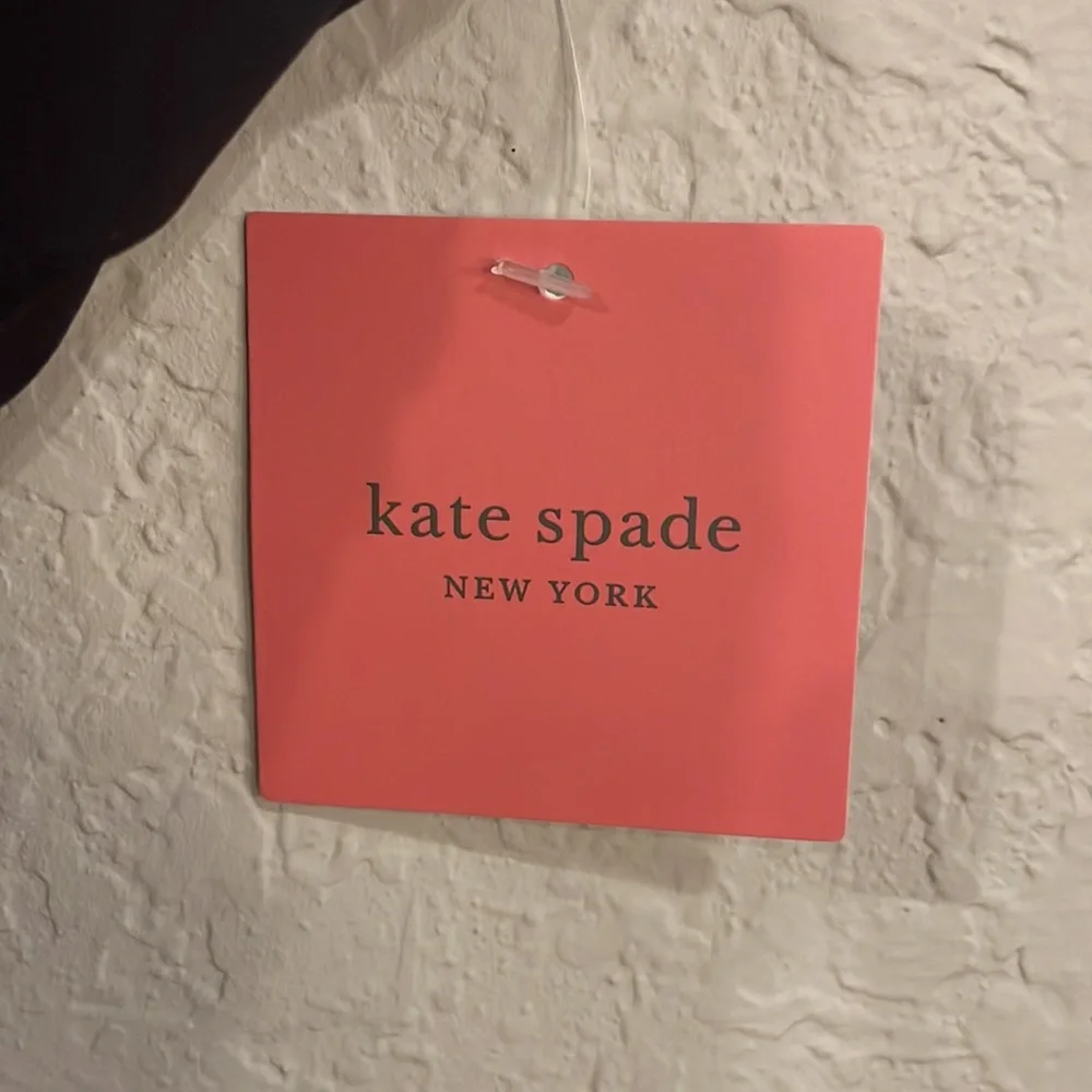 Kate Spade New York Cabana Ruffle Square-Neck Bikini Top NEW Size Small